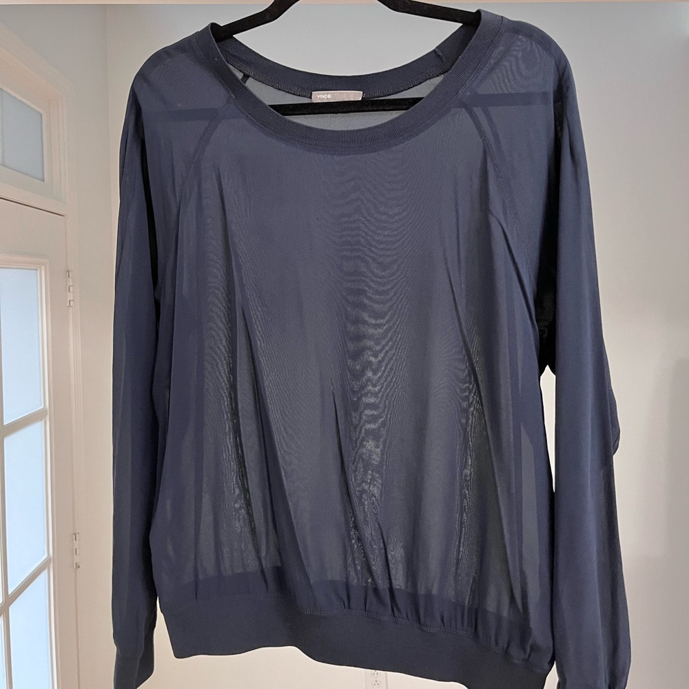 Vince Sheer Long Sleeve Top